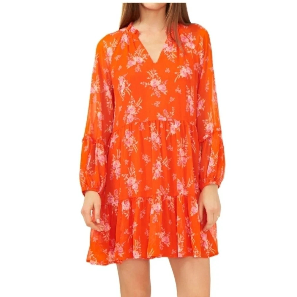 *NWT* Vince Camuto Floral Tiered Dress